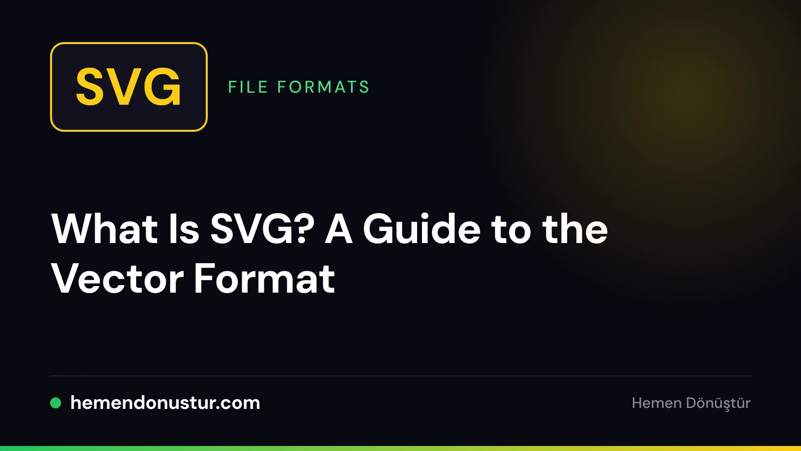 Cover image for the SVG vector format guide