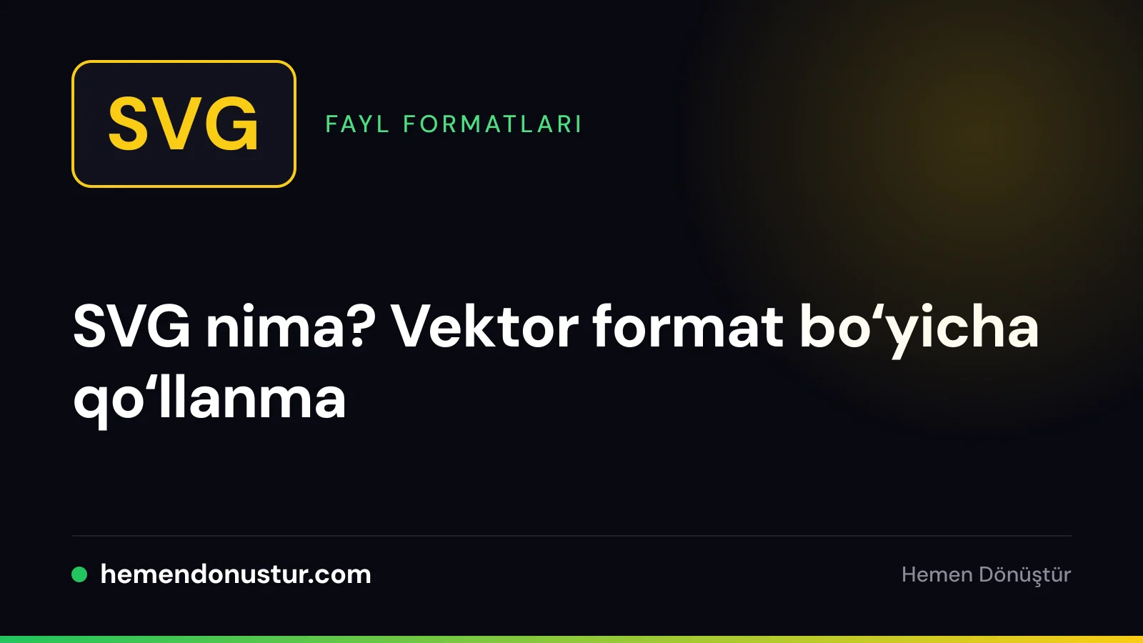 SVG vektor formati qoʻllanmasi uchun muqova rasmi