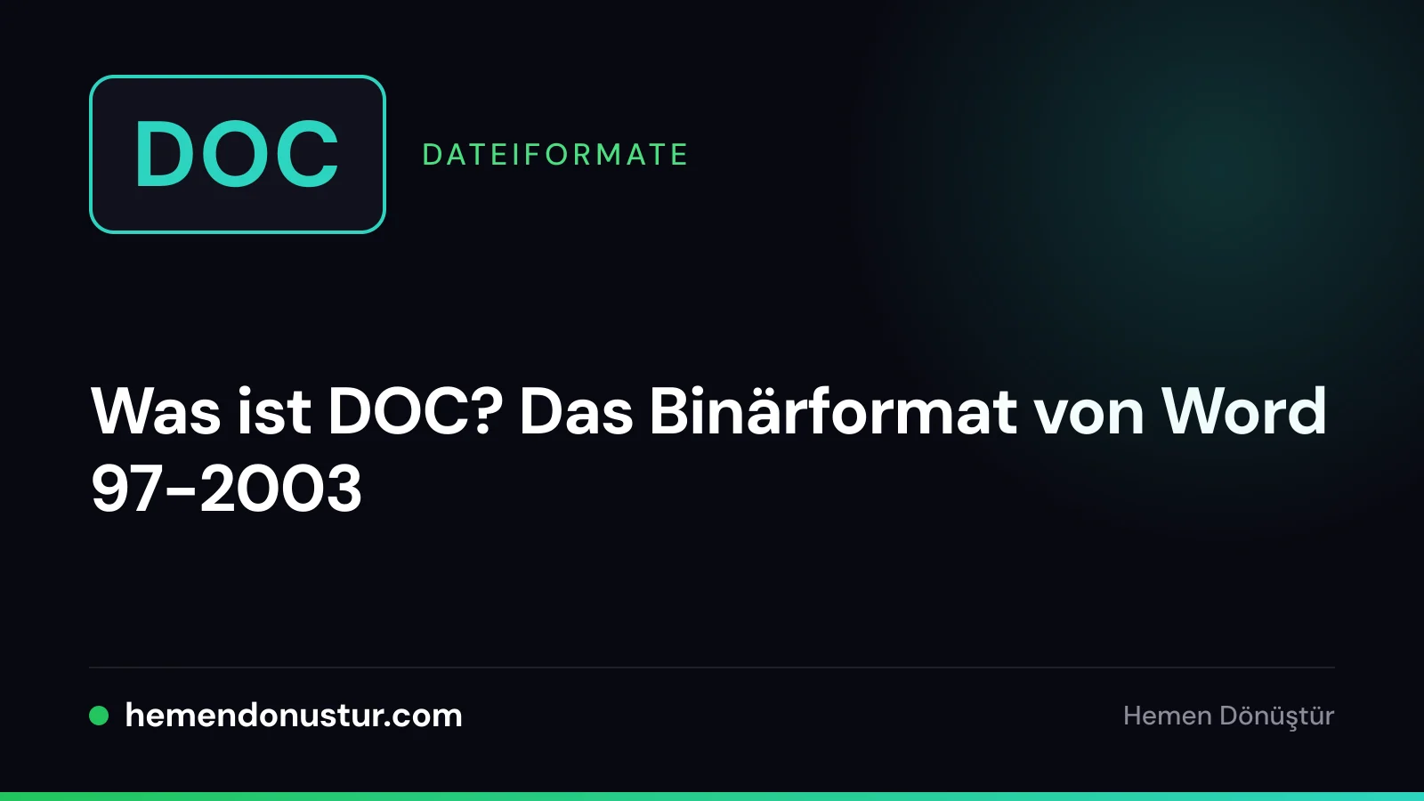 Dateisymbol mit der Aufschrift DOC