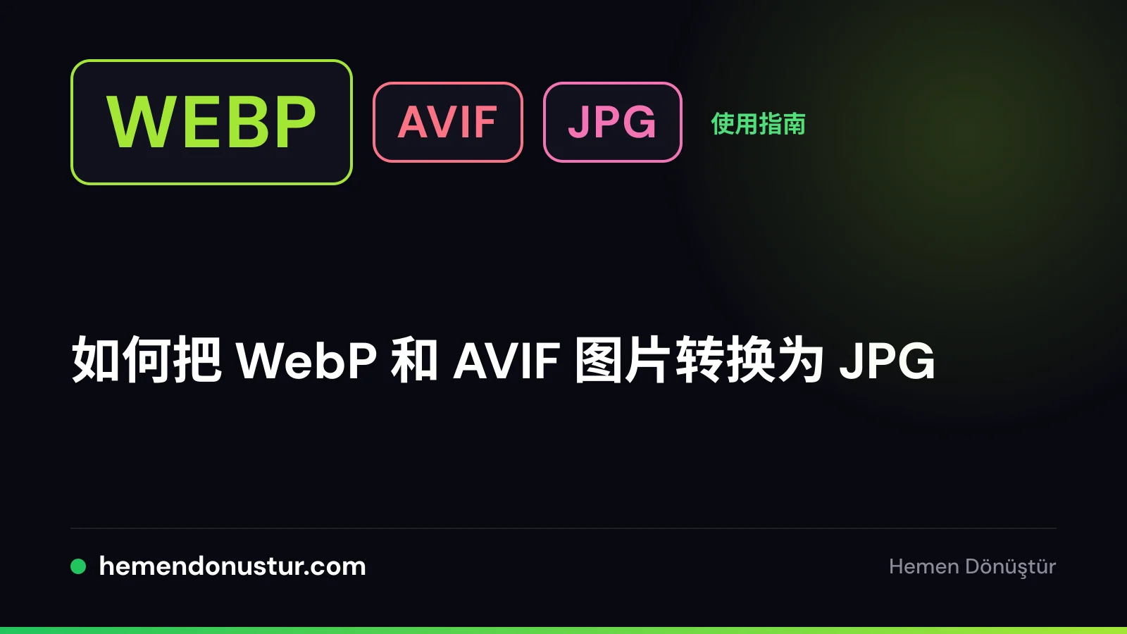 WebP 和 AVIF 转 JPG 指南封面