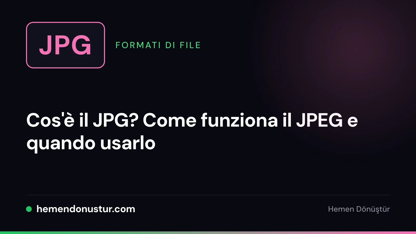 Immagine di copertina della guida al formato JPG