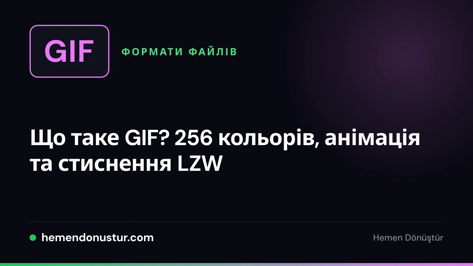 Обкладинка посібника про формат GIF