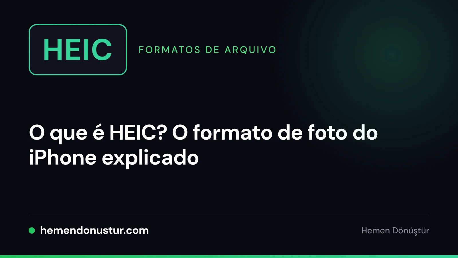 Imagem de capa do guia sobre o formato de foto HEIC