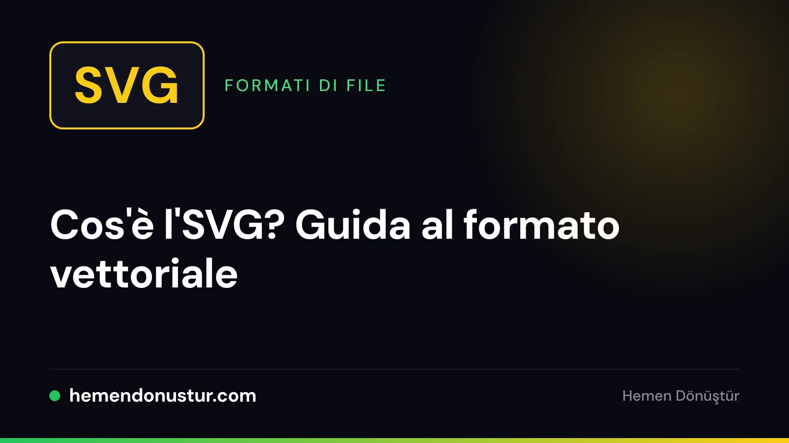 Immagine di copertina della guida al formato vettoriale SVG