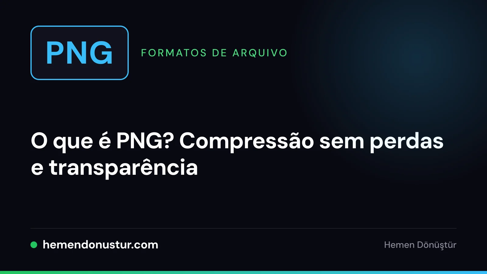 Imagem de capa do guia sobre o formato PNG