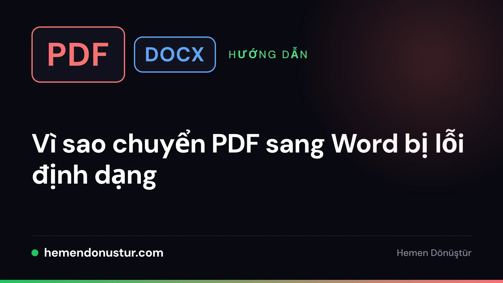 Ảnh bìa bài hướng dẫn về lỗi định dạng khi chuyển PDF sang Word