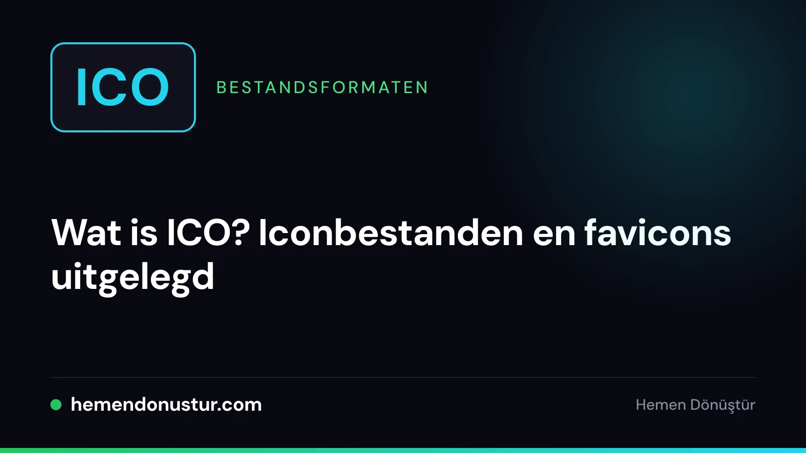 Omslagafbeelding van de gids over ICO-iconen en favicons
