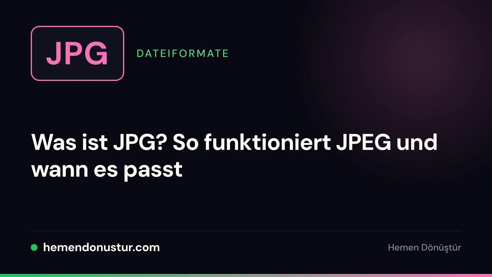 Titelbild zum Leitfaden über das JPG-Format