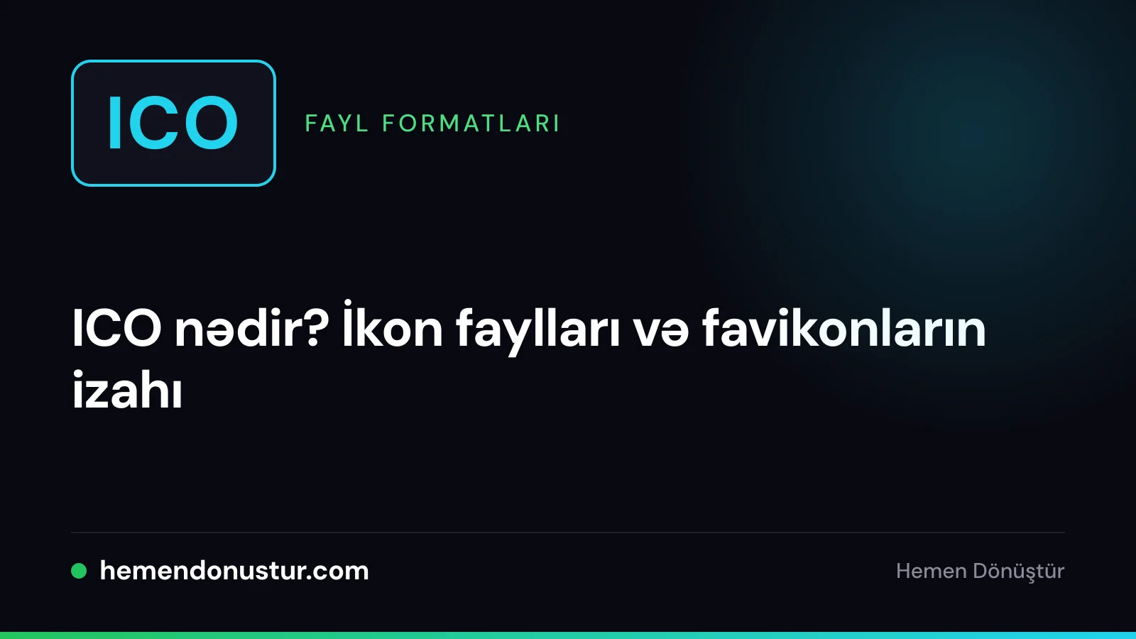ICO ikon və favikon bələdçisinin üz qabığı şəkli