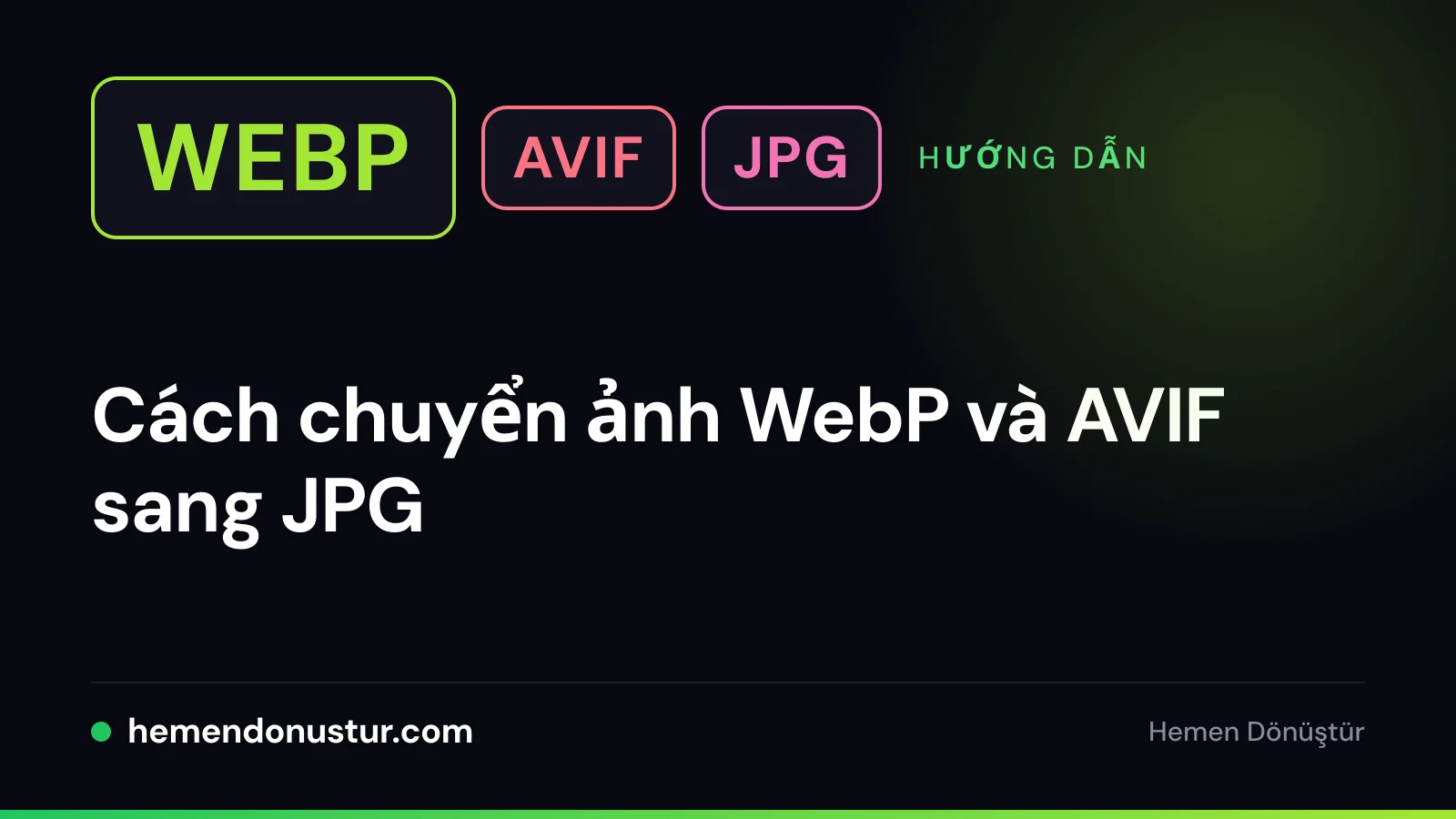 Ảnh bìa bài hướng dẫn chuyển WebP và AVIF sang JPG