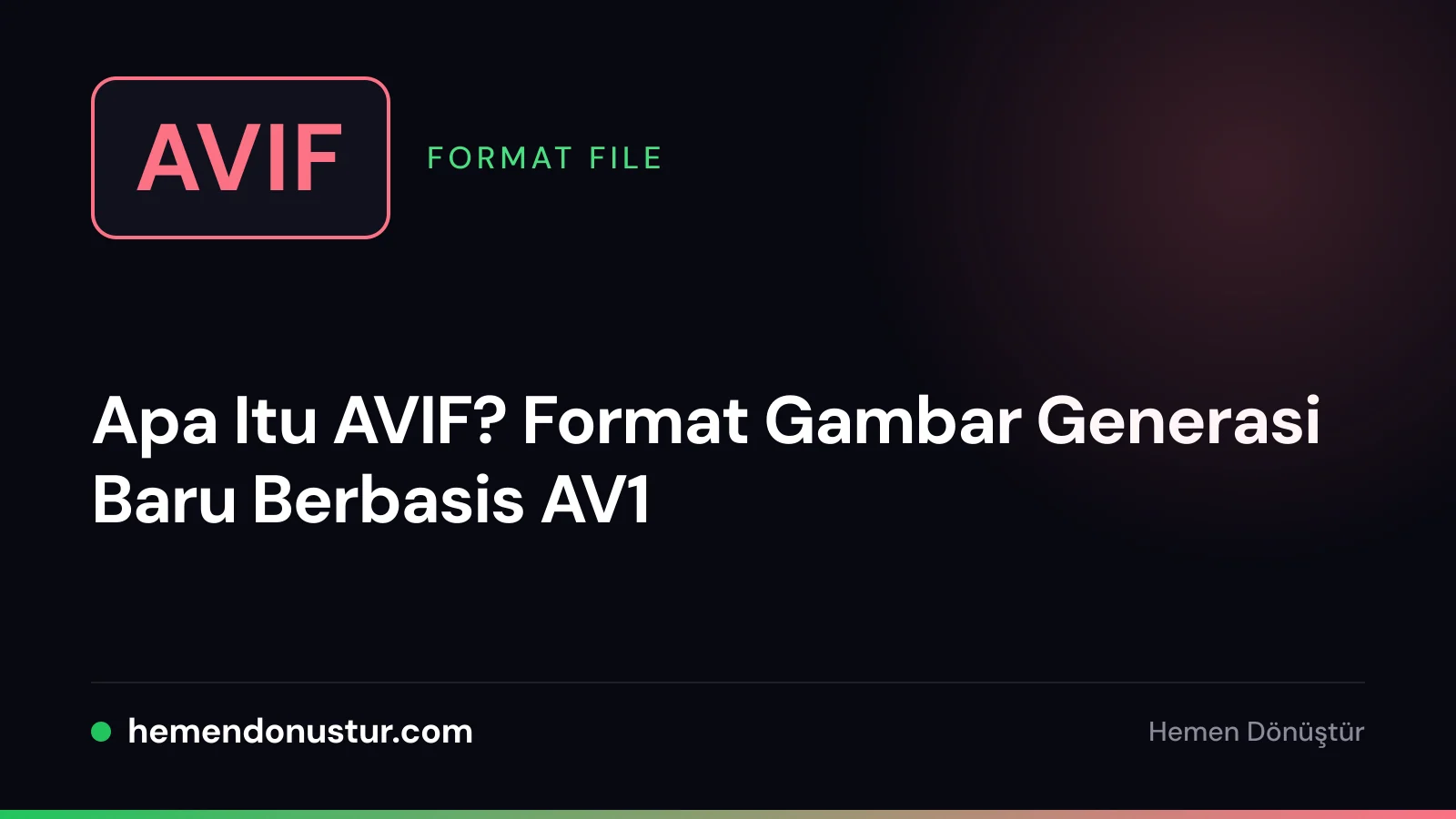 Gambar sampul panduan format AVIF