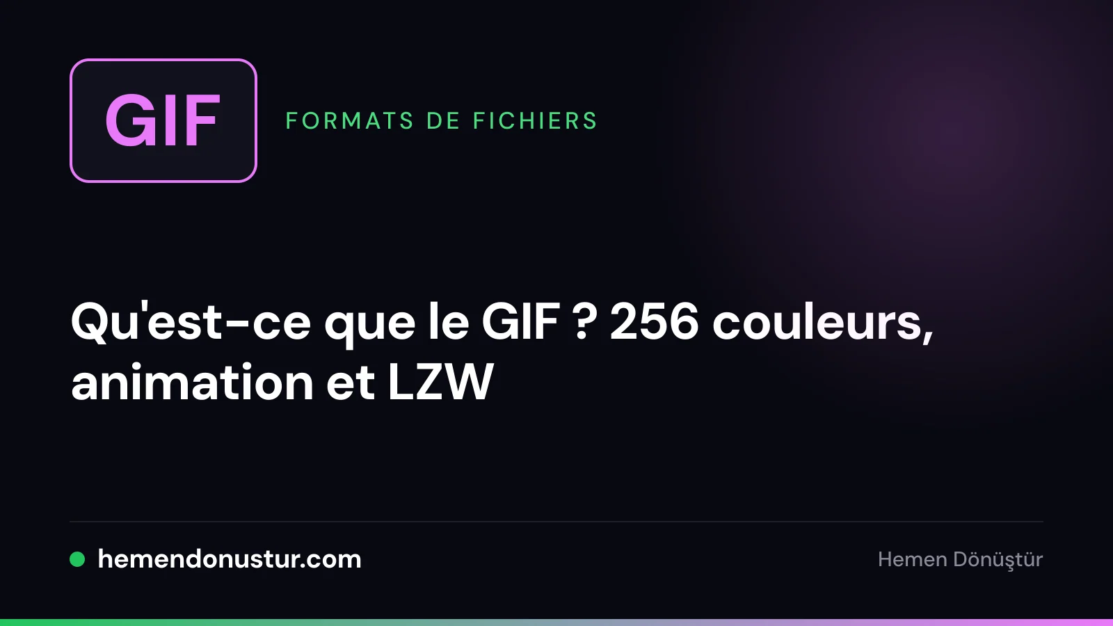 Image de couverture du guide sur le format GIF