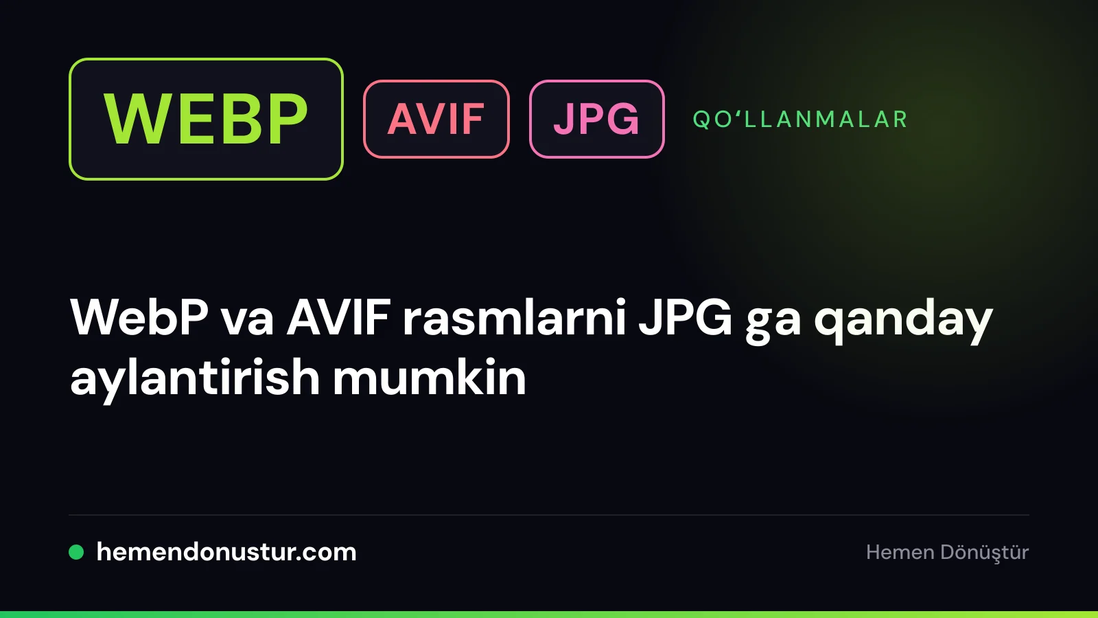 WebP va AVIF ni JPG ga aylantirish qoʻllanmasi muqovasi