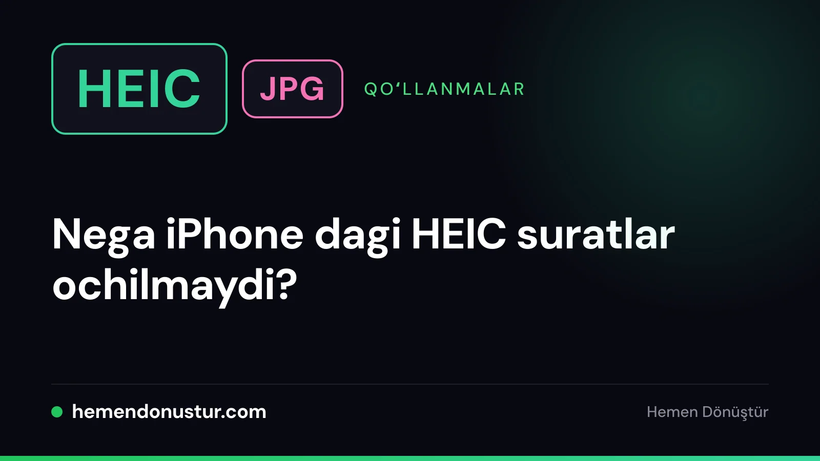 Ochilmaydigan HEIC suratlar haqidagi qoʻllanma muqovasi