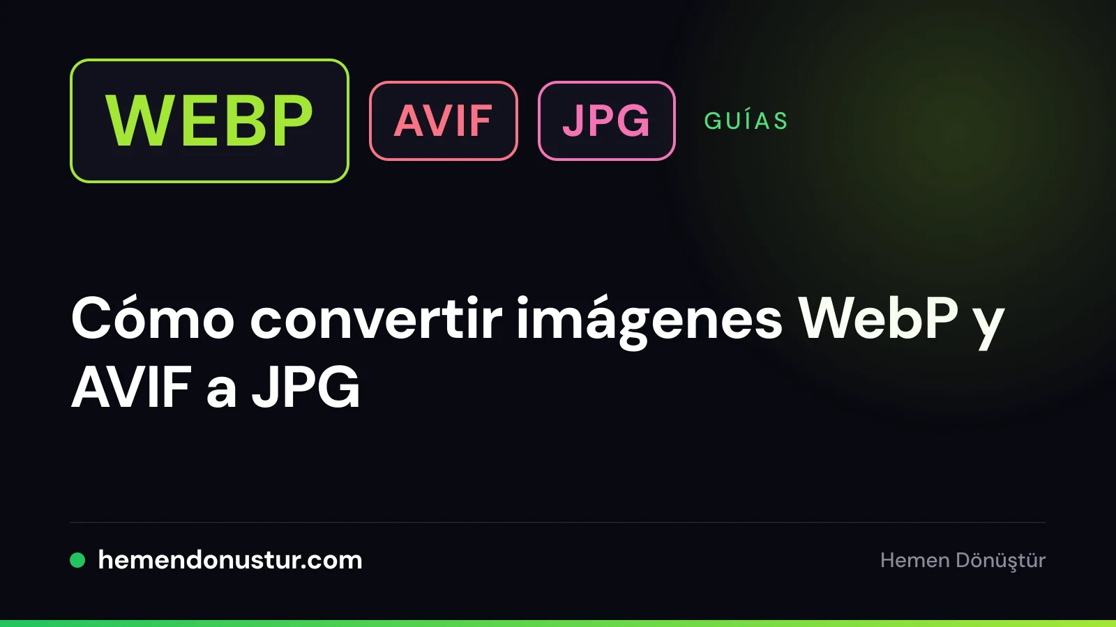 Portada de la guía para convertir WebP y AVIF a JPG