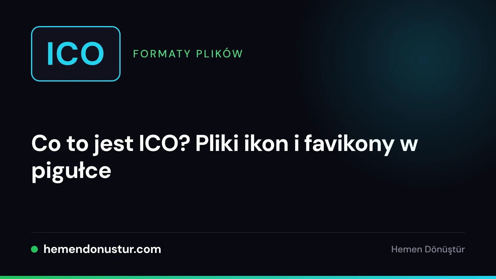 Okładka poradnika o ikonach ICO i favikonach