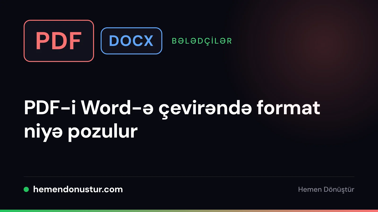 PDF-dən Word-ə çevirmədə format problemləri bələdçisinin üz qabığı