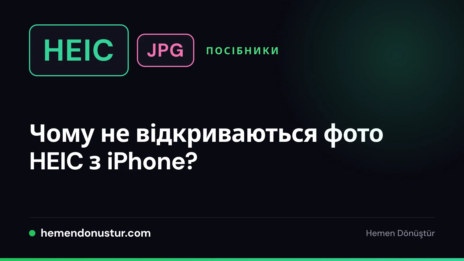 Обкладинка посібника про фото HEIC, які не відкриваються