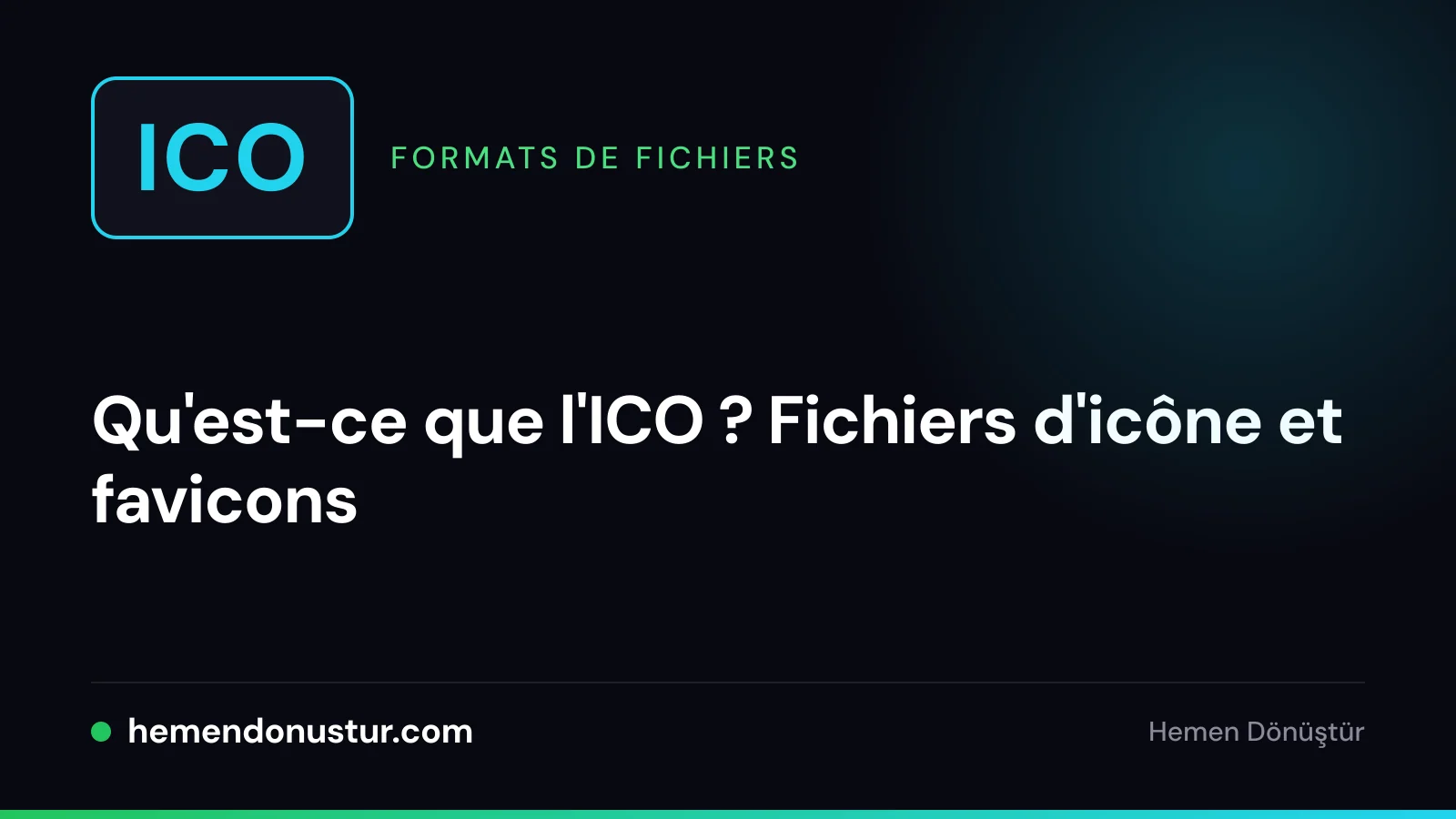 Image de couverture du guide sur le format d'icône ICO et les favicons
