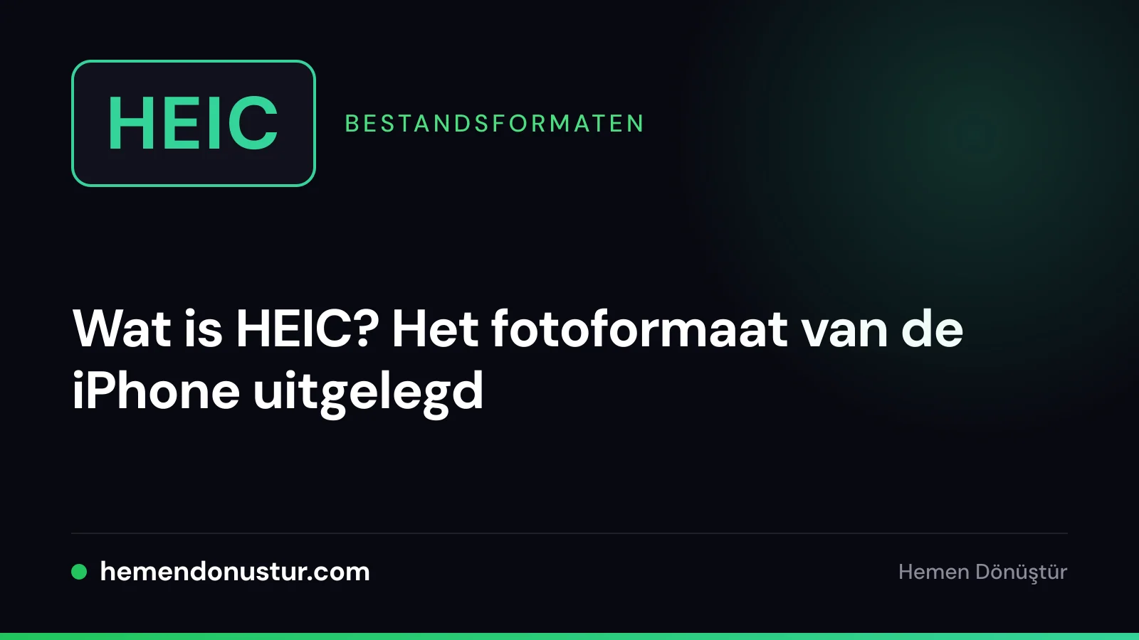 Omslagafbeelding van de gids over het HEIC-fotoformaat