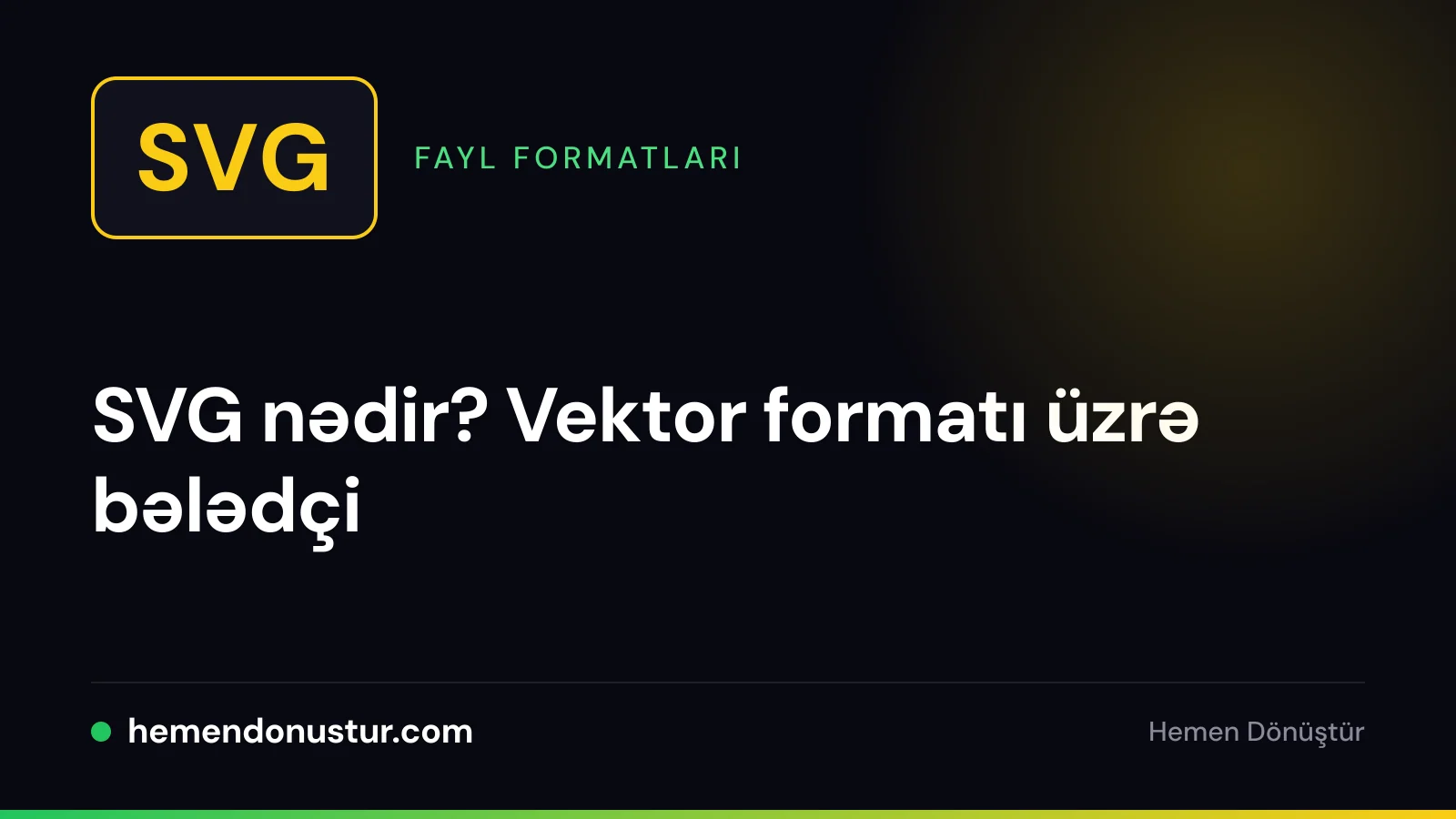 SVG vektor formatı bələdçisinin üz qabığı şəkli