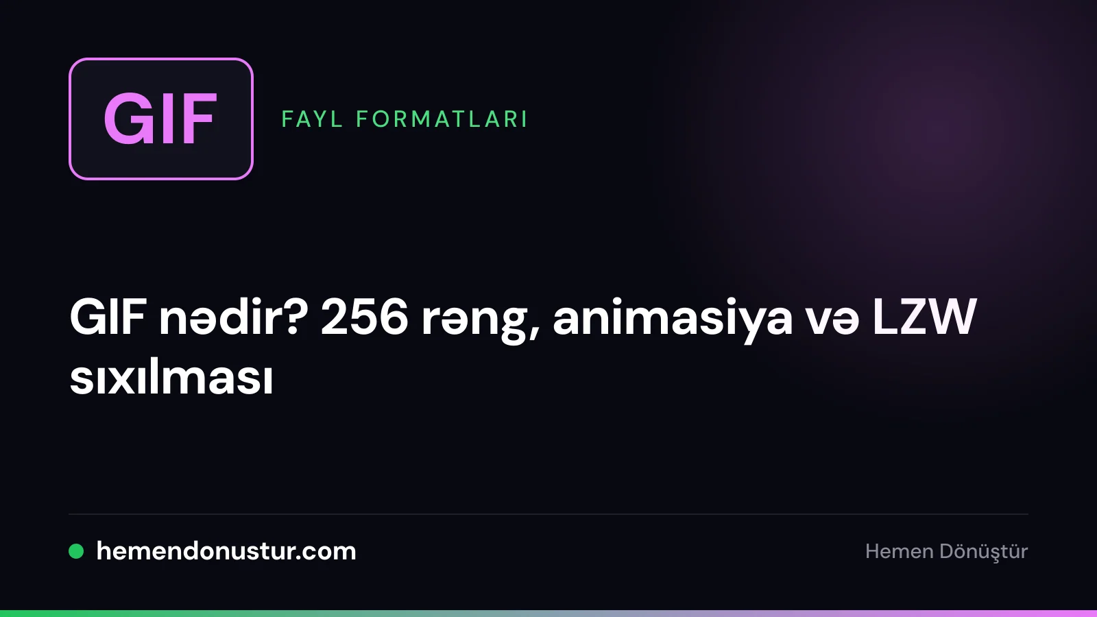 GIF formatı bələdçisinin üz qabığı şəkli