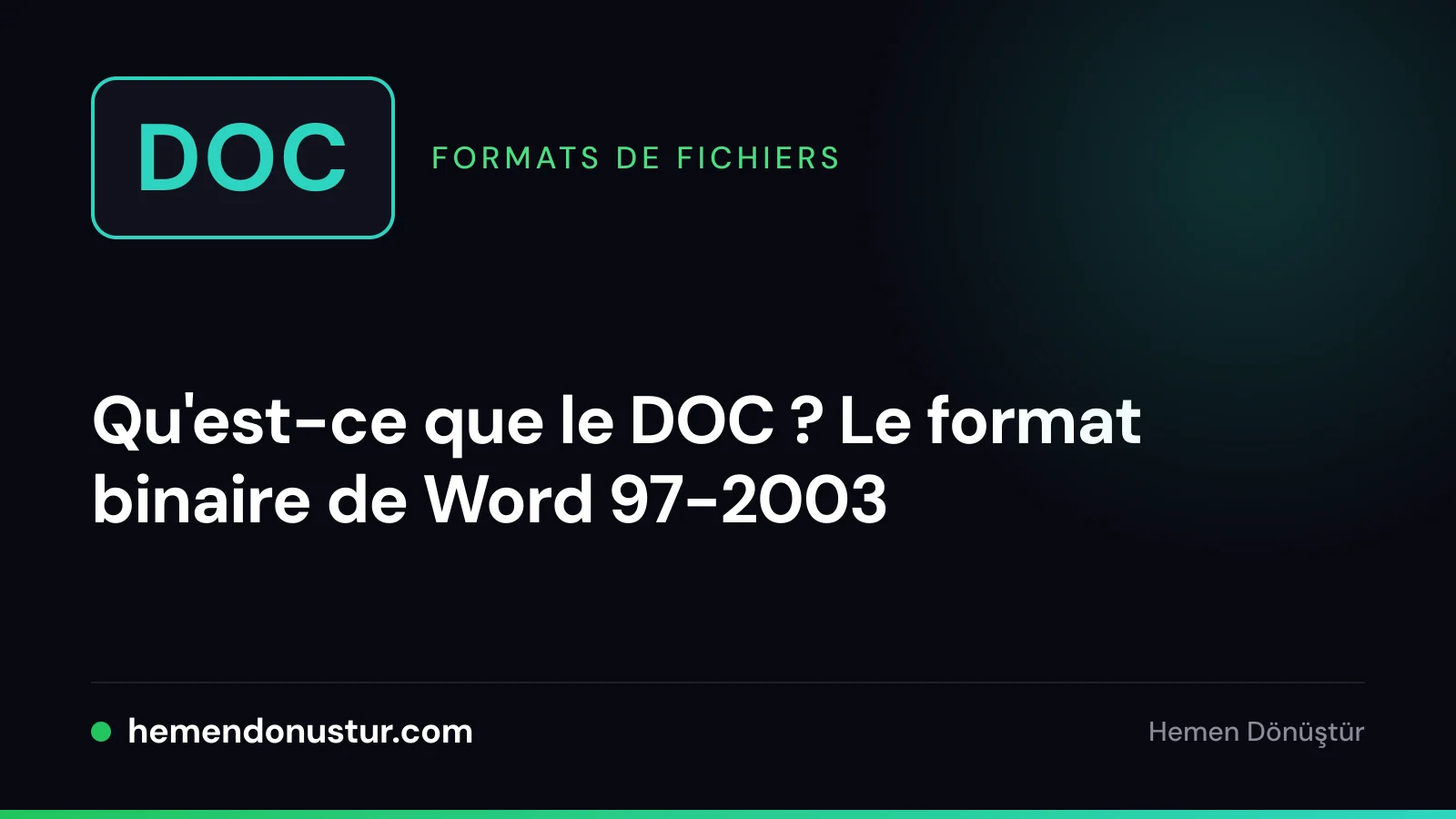Badge de fichier marqué DOC
