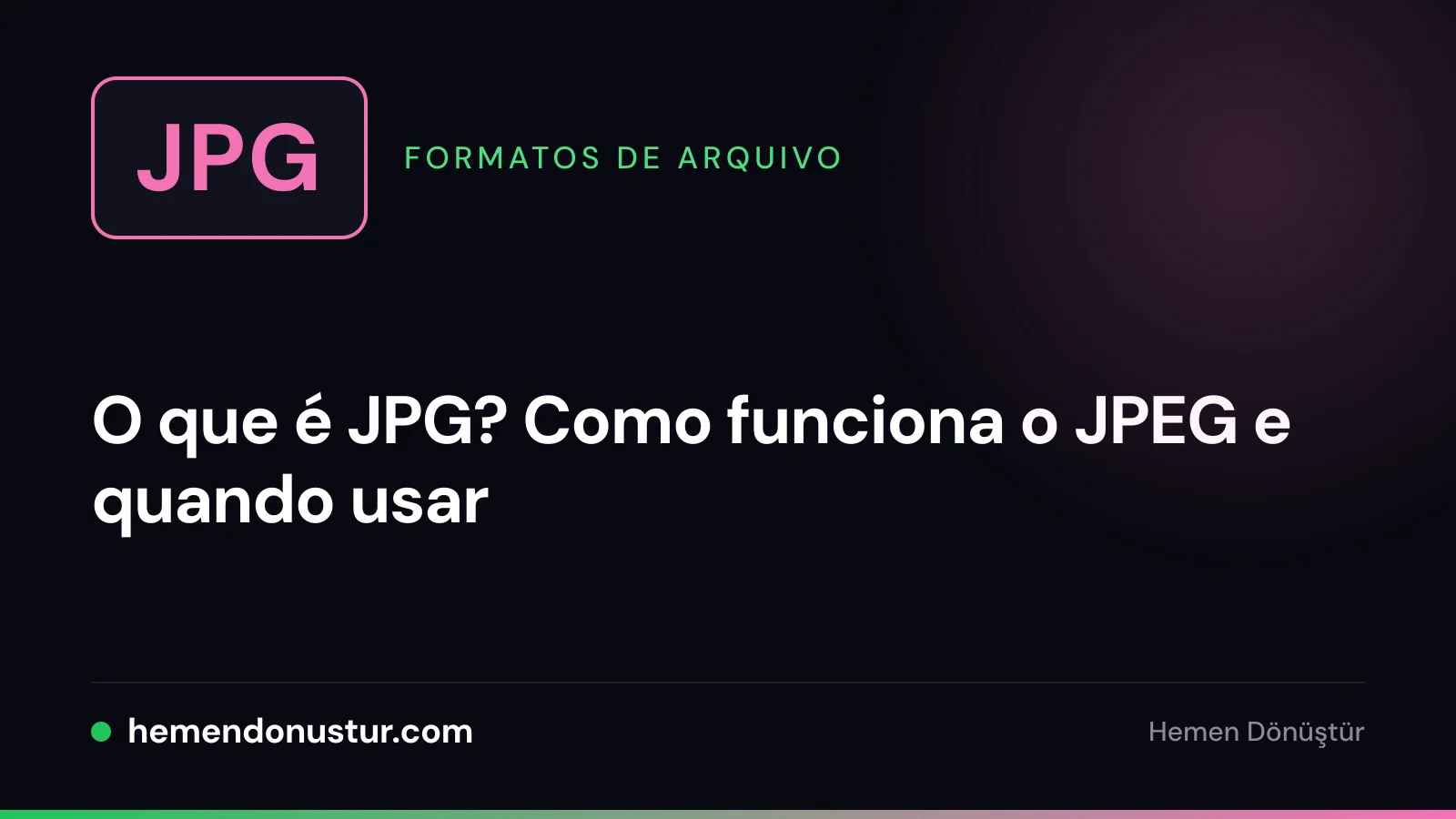 Imagem de capa do guia sobre o formato JPG