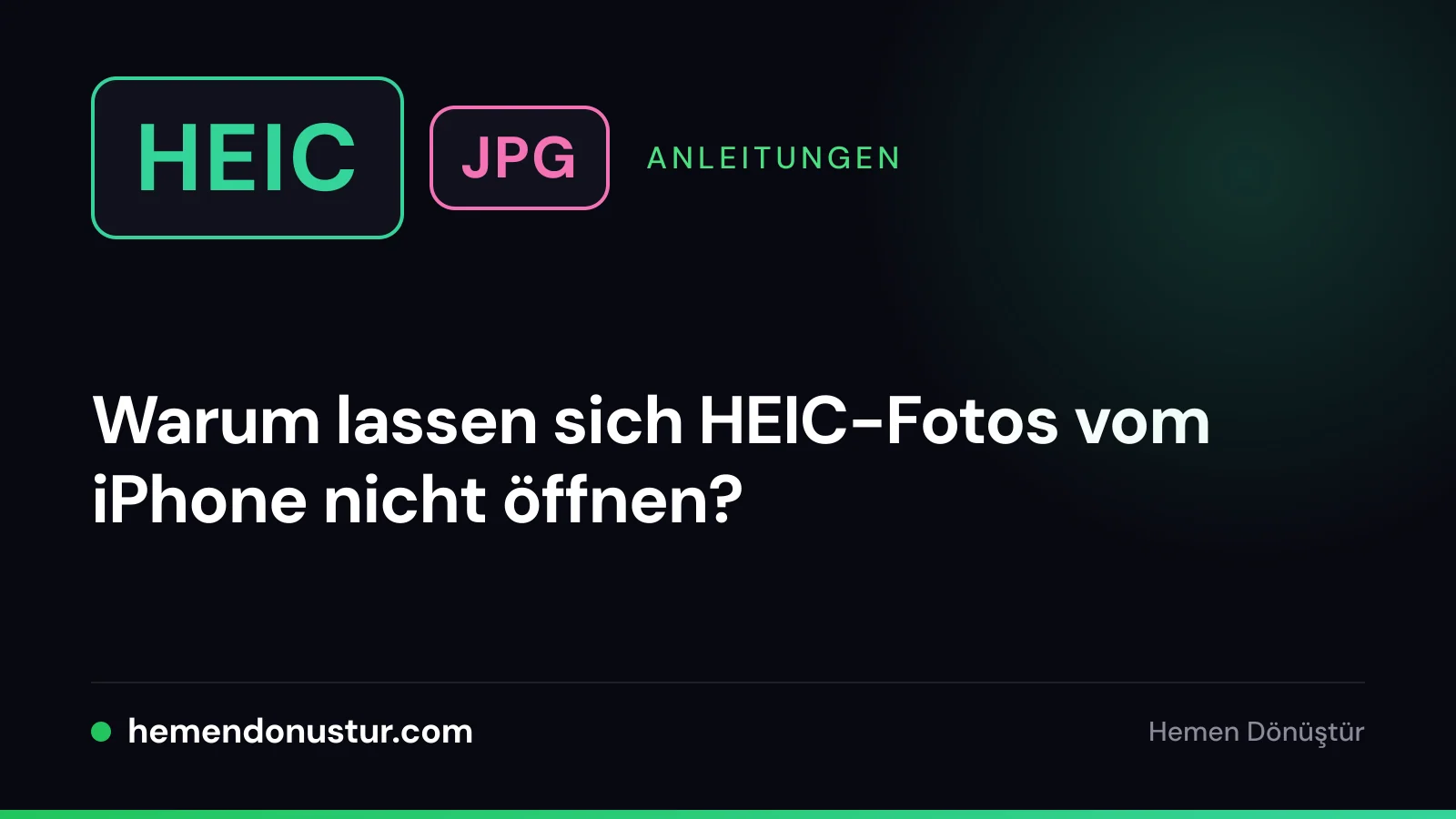 Titelbild zum Leitfaden über HEIC-Fotos, die sich nicht öffnen lassen