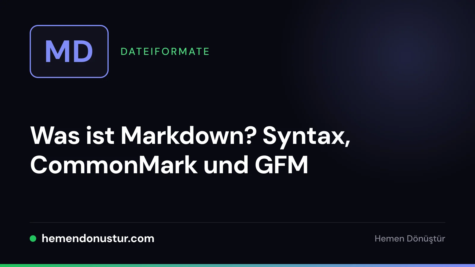 Dateisymbol mit der Aufschrift MD und einem Rautezeichen