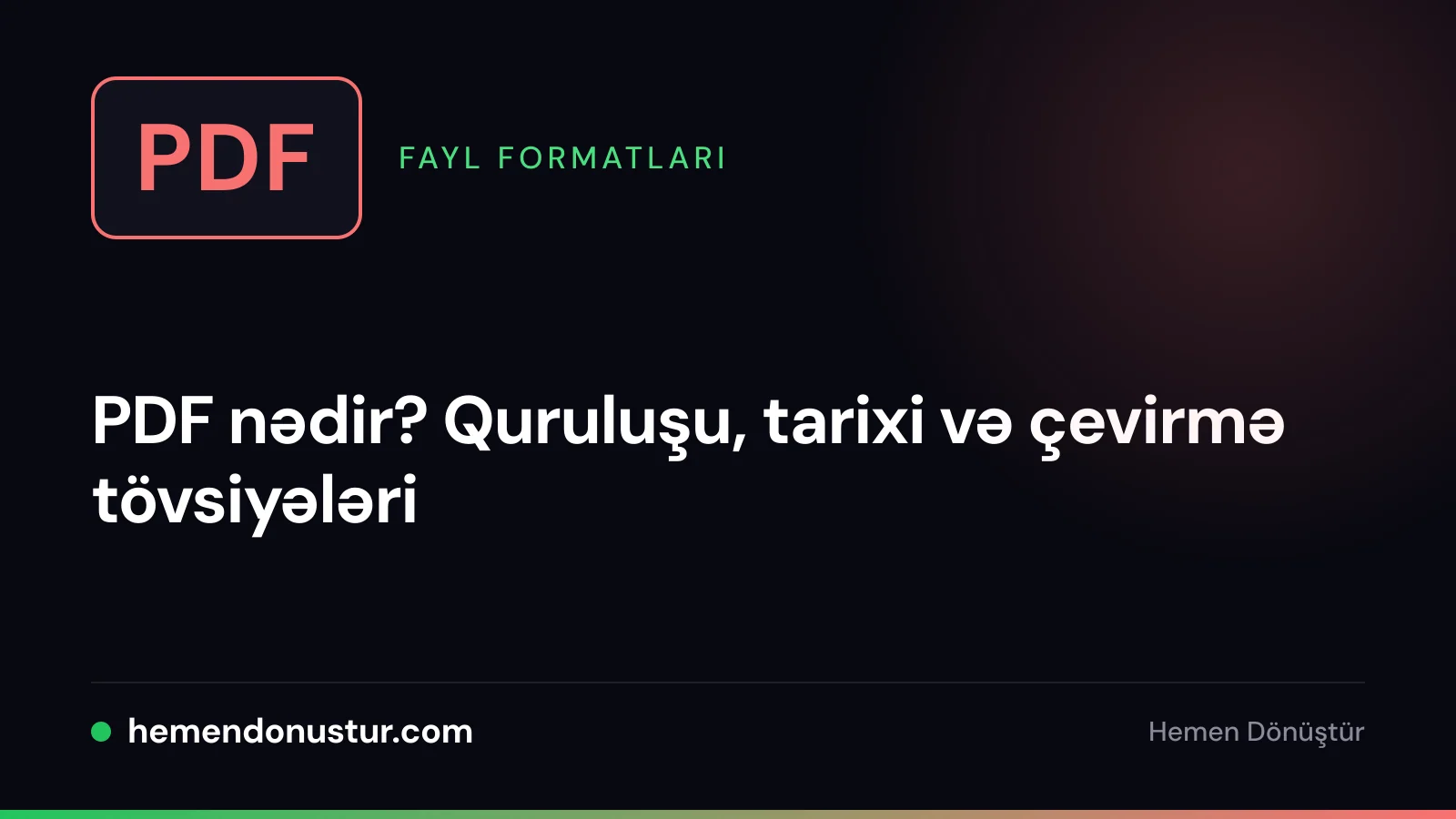 Səhifə simgəsi olan PDF yazılı fayl nişanı