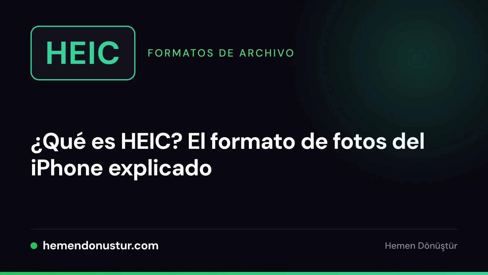 Portada de la guía del formato de fotos HEIC