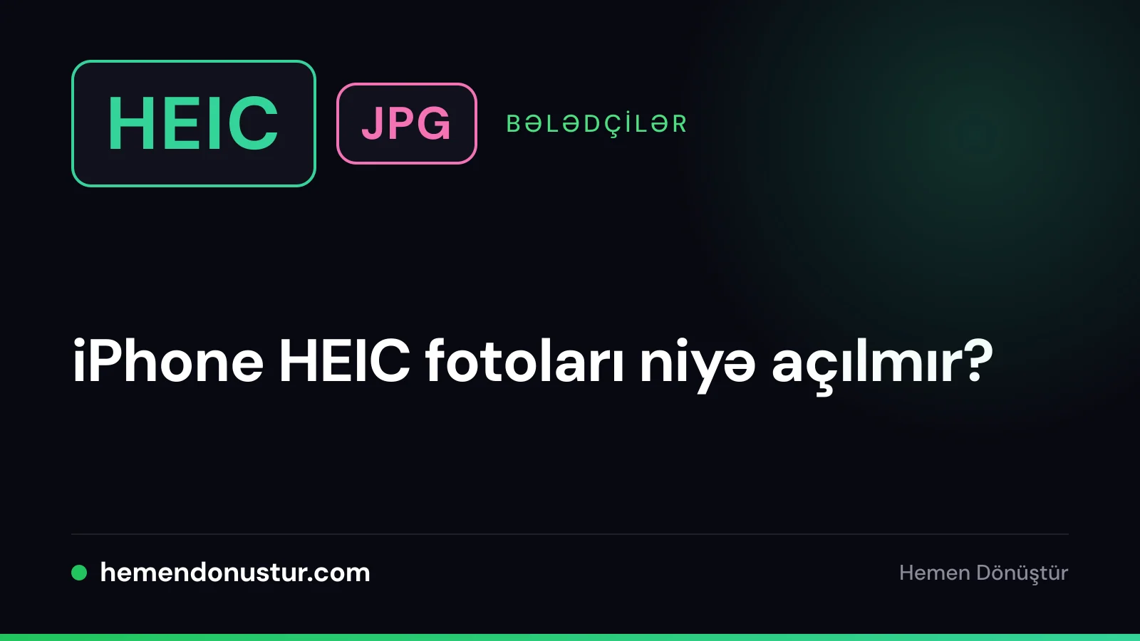 Açılmayan HEIC fotoları haqqında bələdçinin üz qabığı