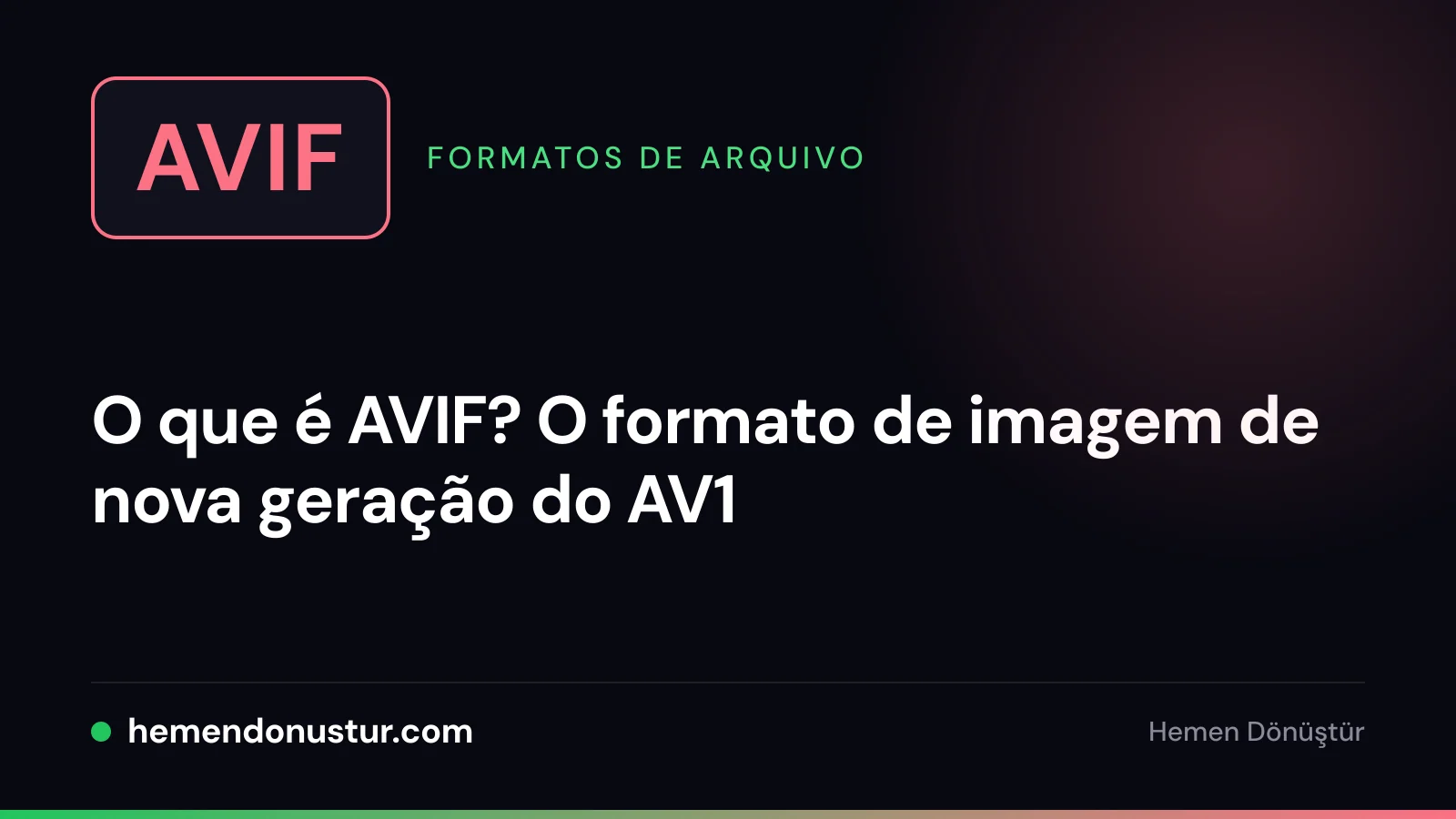 Imagem de capa do guia sobre o formato AVIF