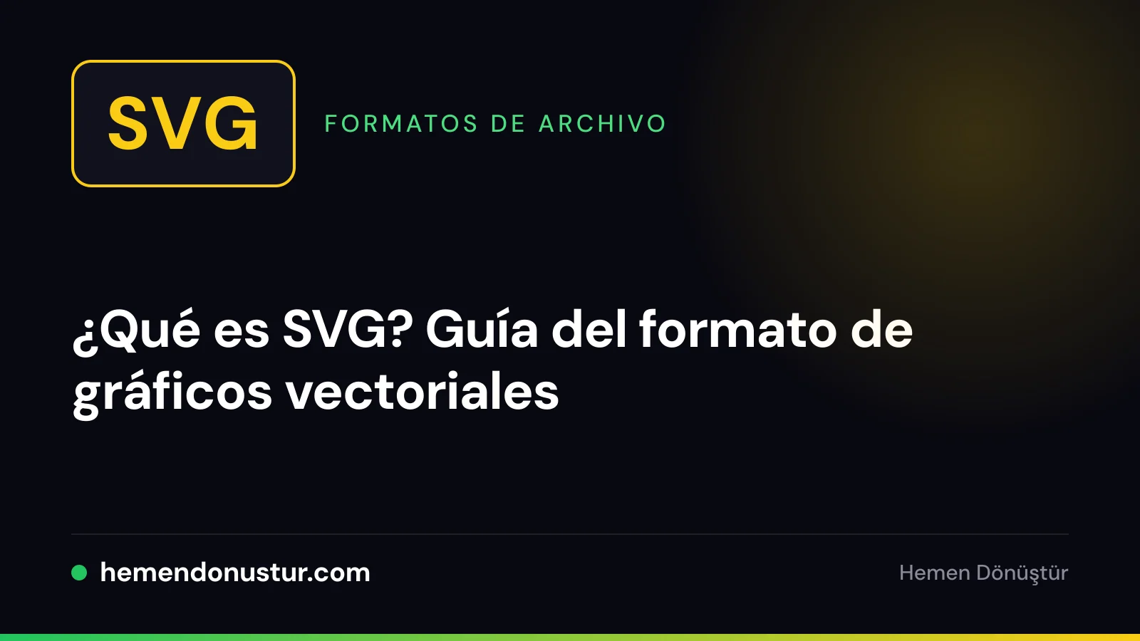 Portada de la guía del formato vectorial SVG