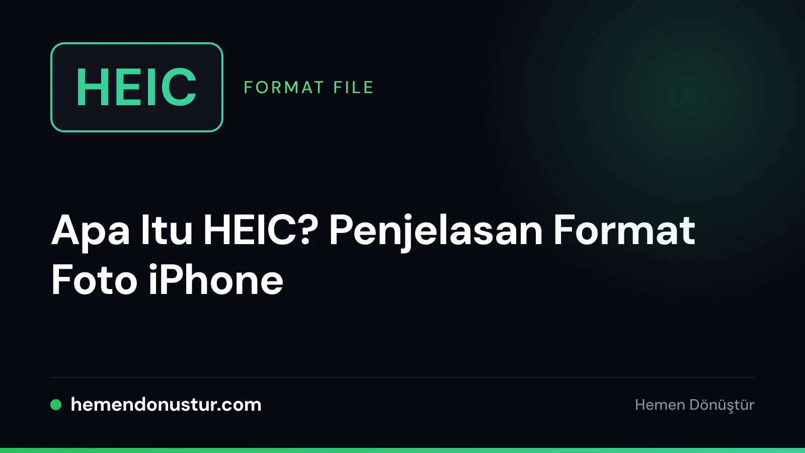 Gambar sampul panduan format foto HEIC