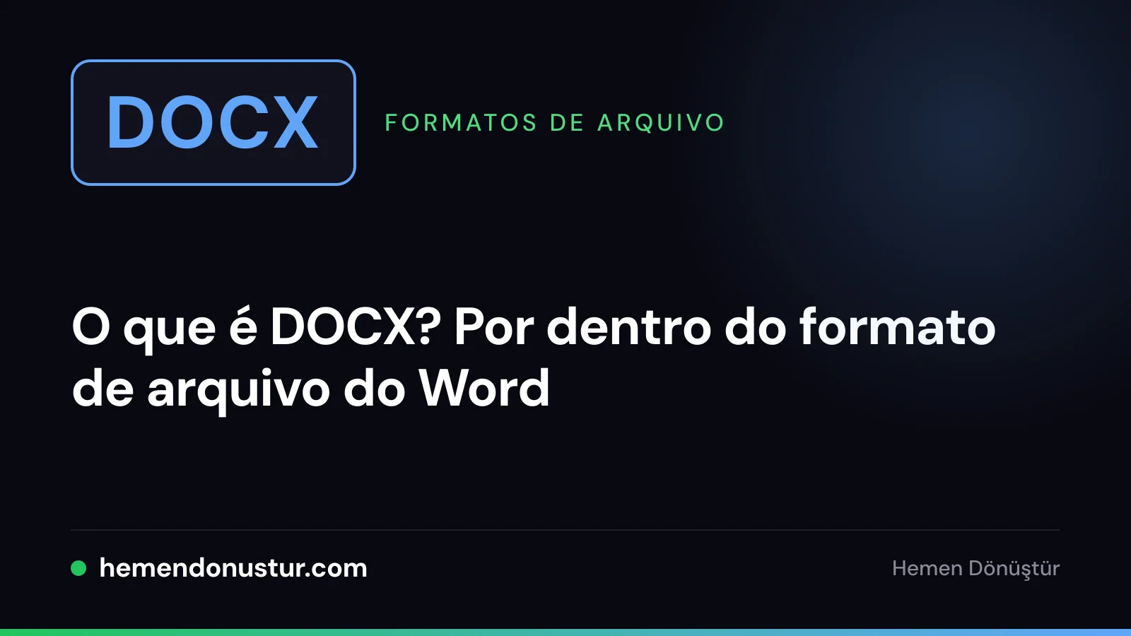 Selo de arquivo azul com a sigla DOCX