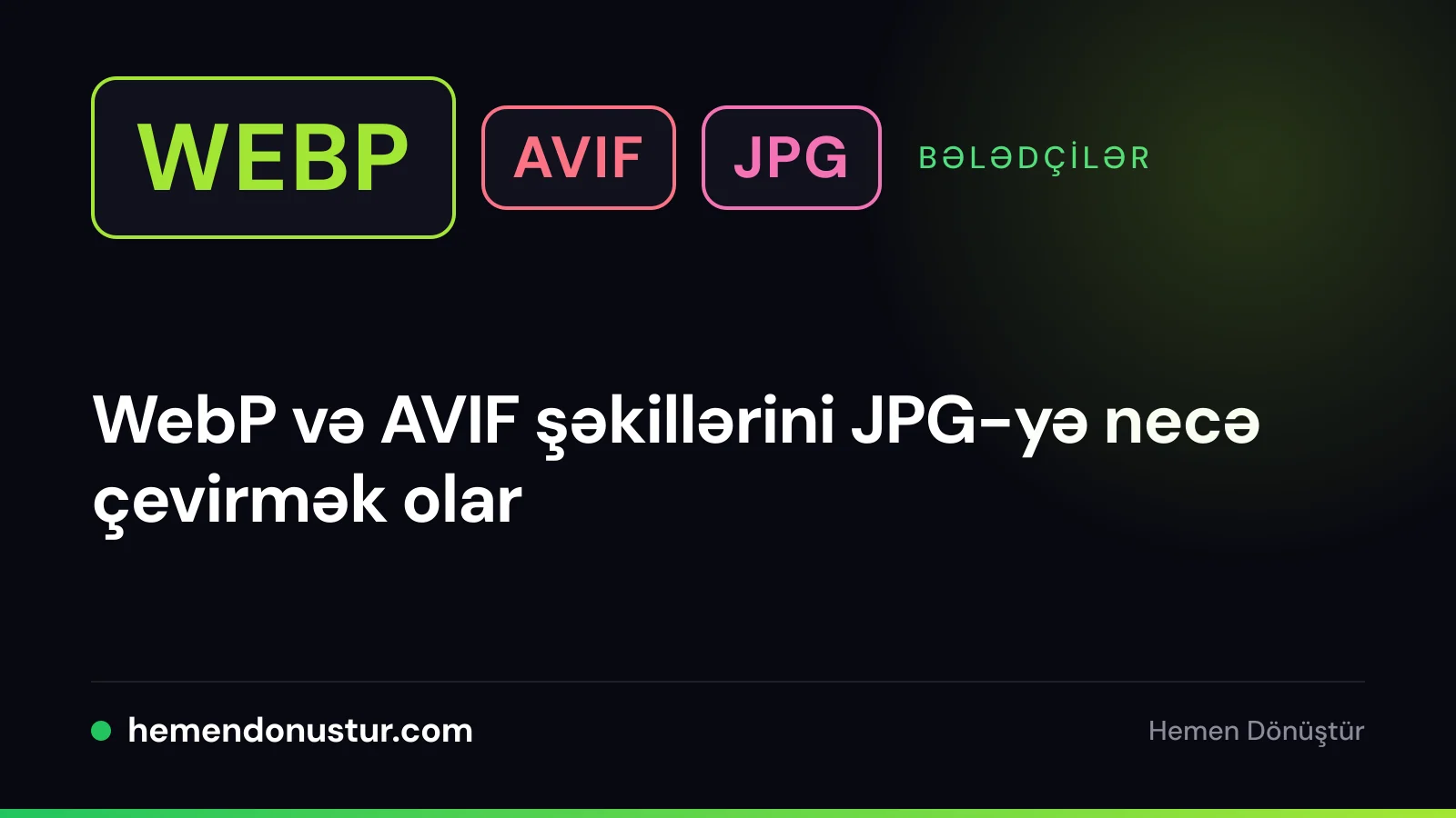 WebP və AVIF-i JPG-yə çevirmə bələdçisinin üz qabığı