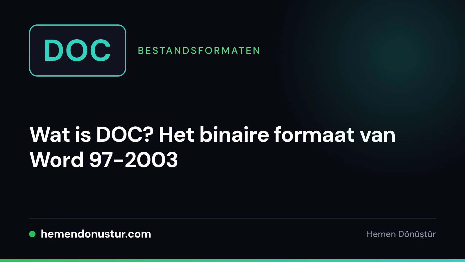Bestandslabel met de tekst DOC