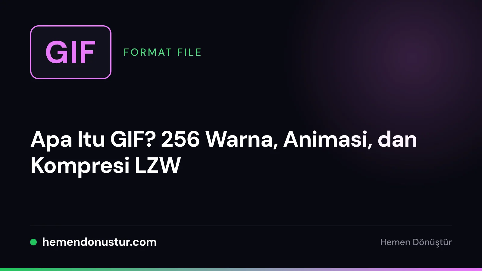 Gambar sampul panduan format GIF