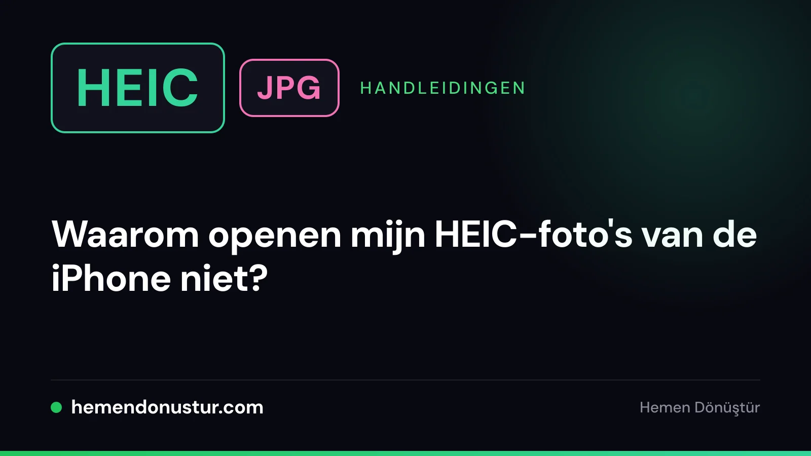Omslag van de handleiding over HEIC-foto's die niet openen