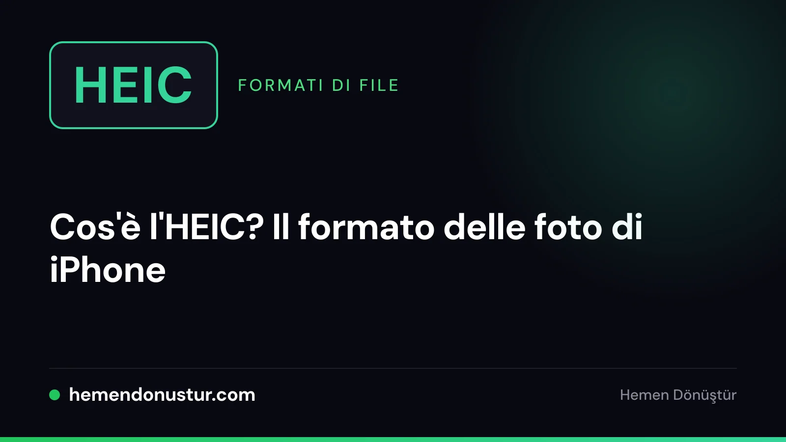 Immagine di copertina della guida al formato fotografico HEIC