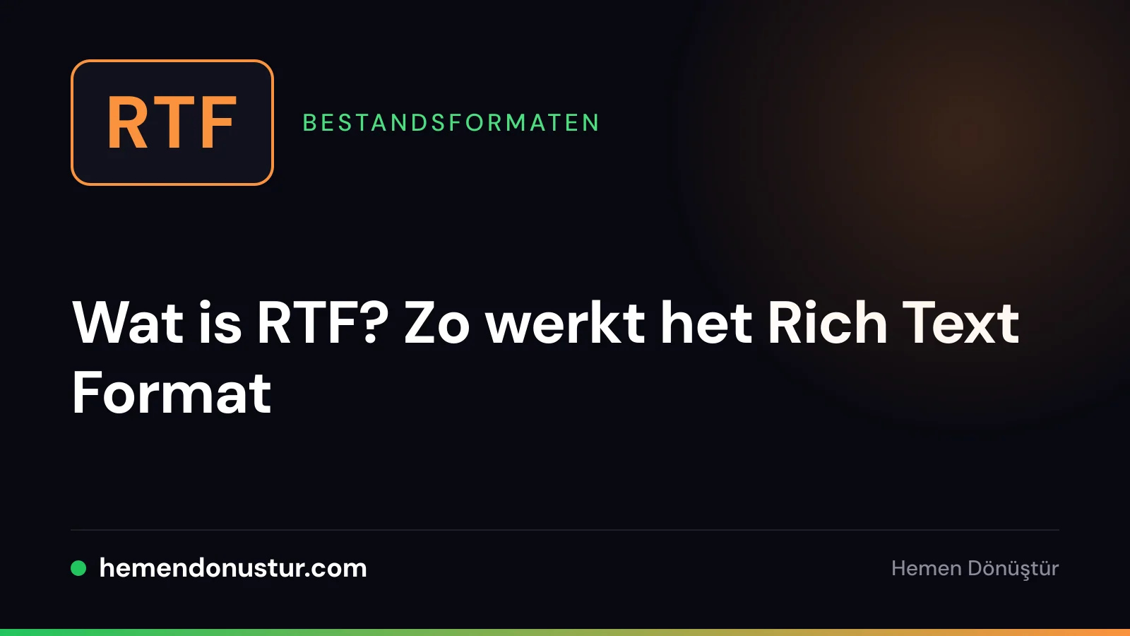 Bestandslabel met de tekst RTF