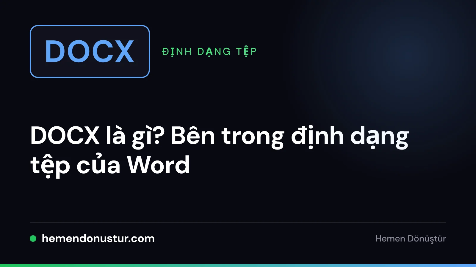 Nhãn tệp màu xanh dương ghi DOCX