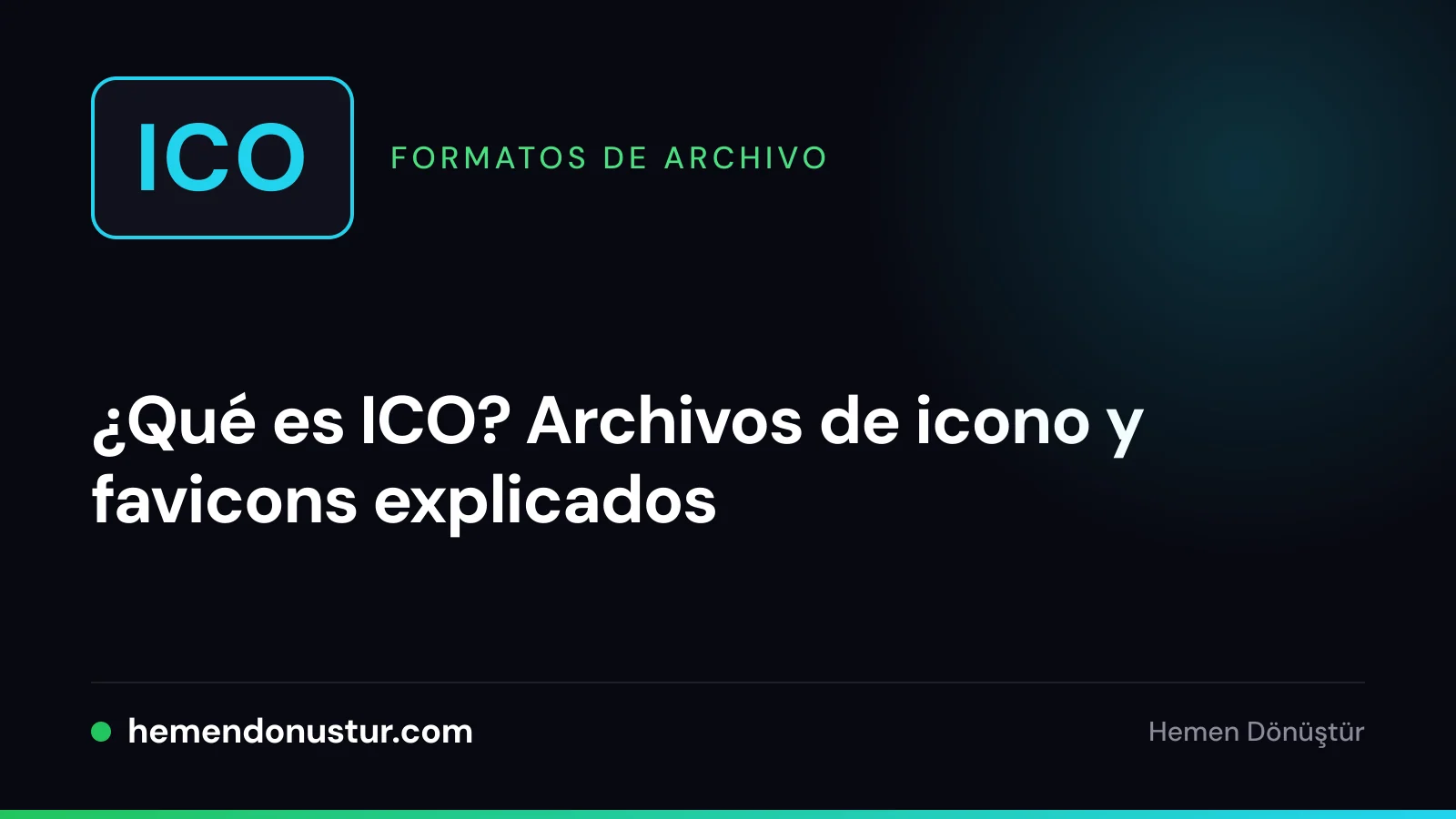 Portada de la guía del formato de iconos ICO y los favicons