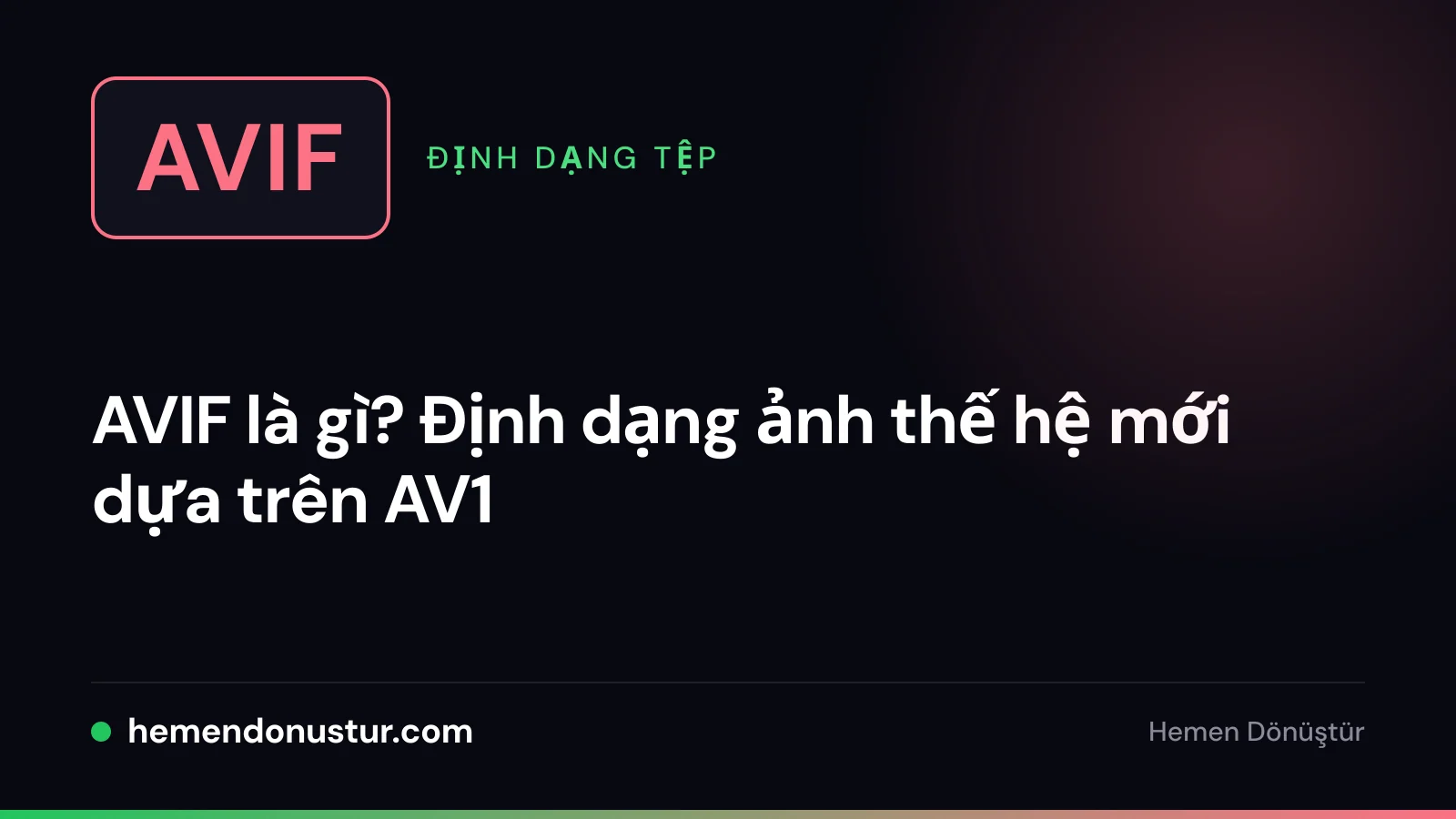 Ảnh bìa bài hướng dẫn về định dạng AVIF