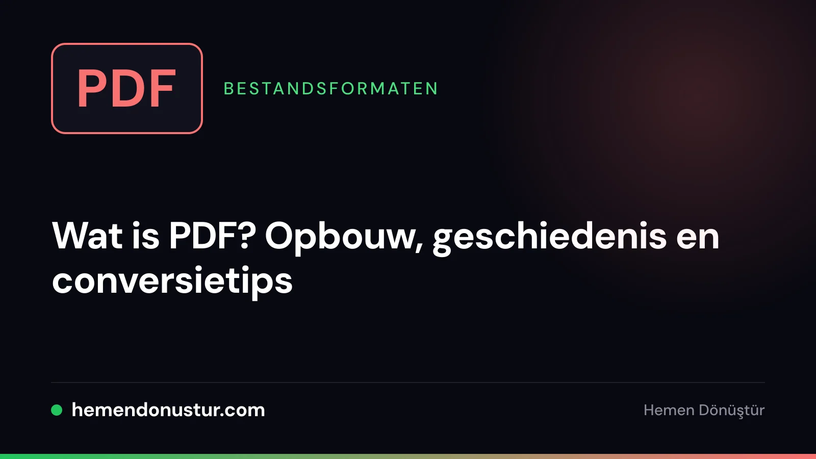 Bestandslabel met de tekst PDF en een paginapictogram