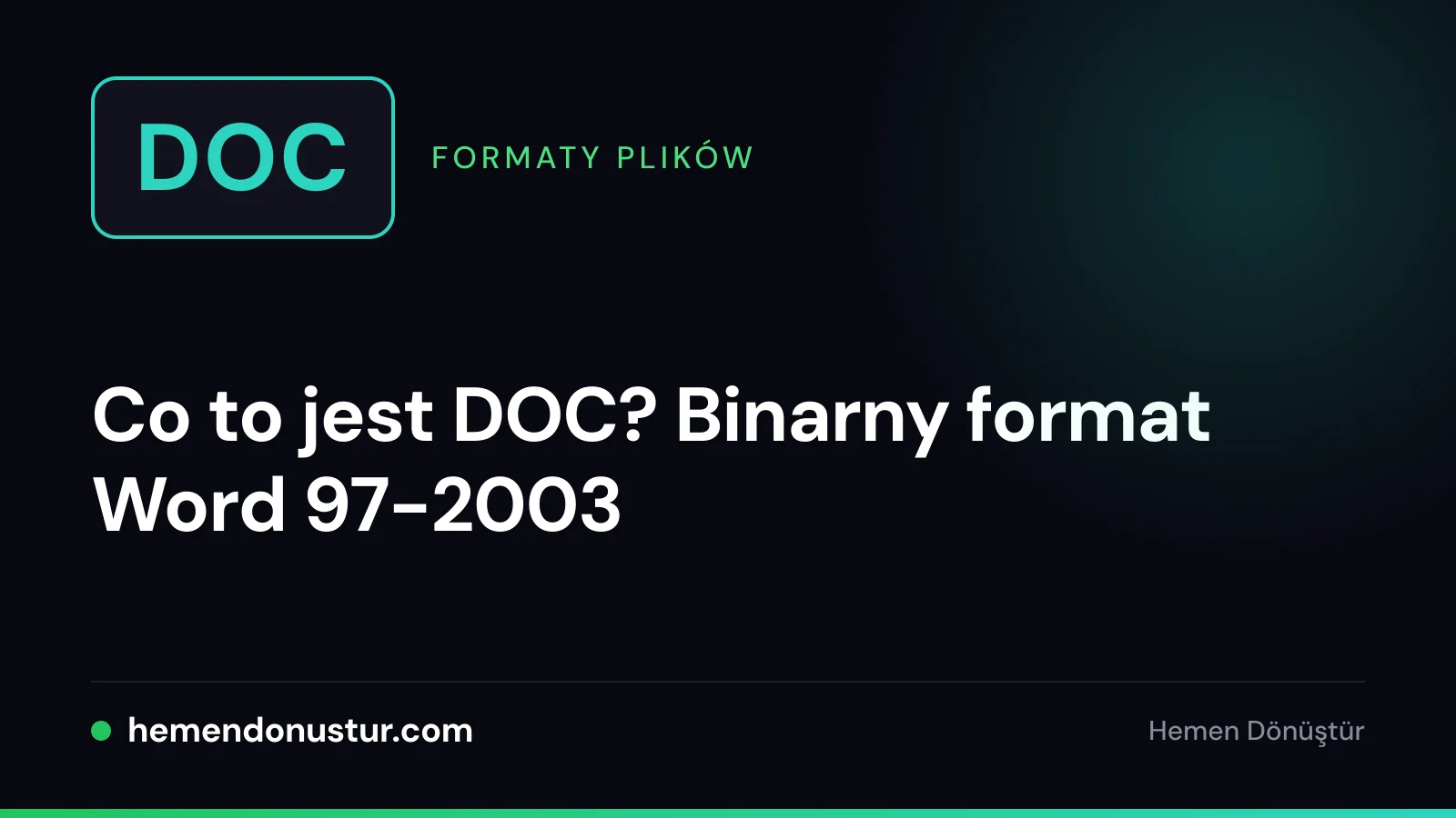 Plakietka pliku z napisem DOC