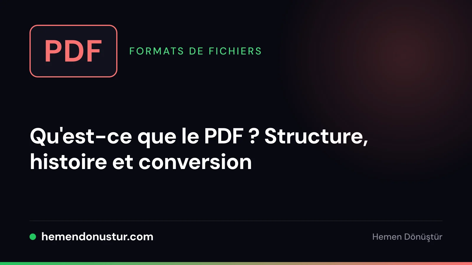 Badge de fichier marqué PDF avec une icône de page
