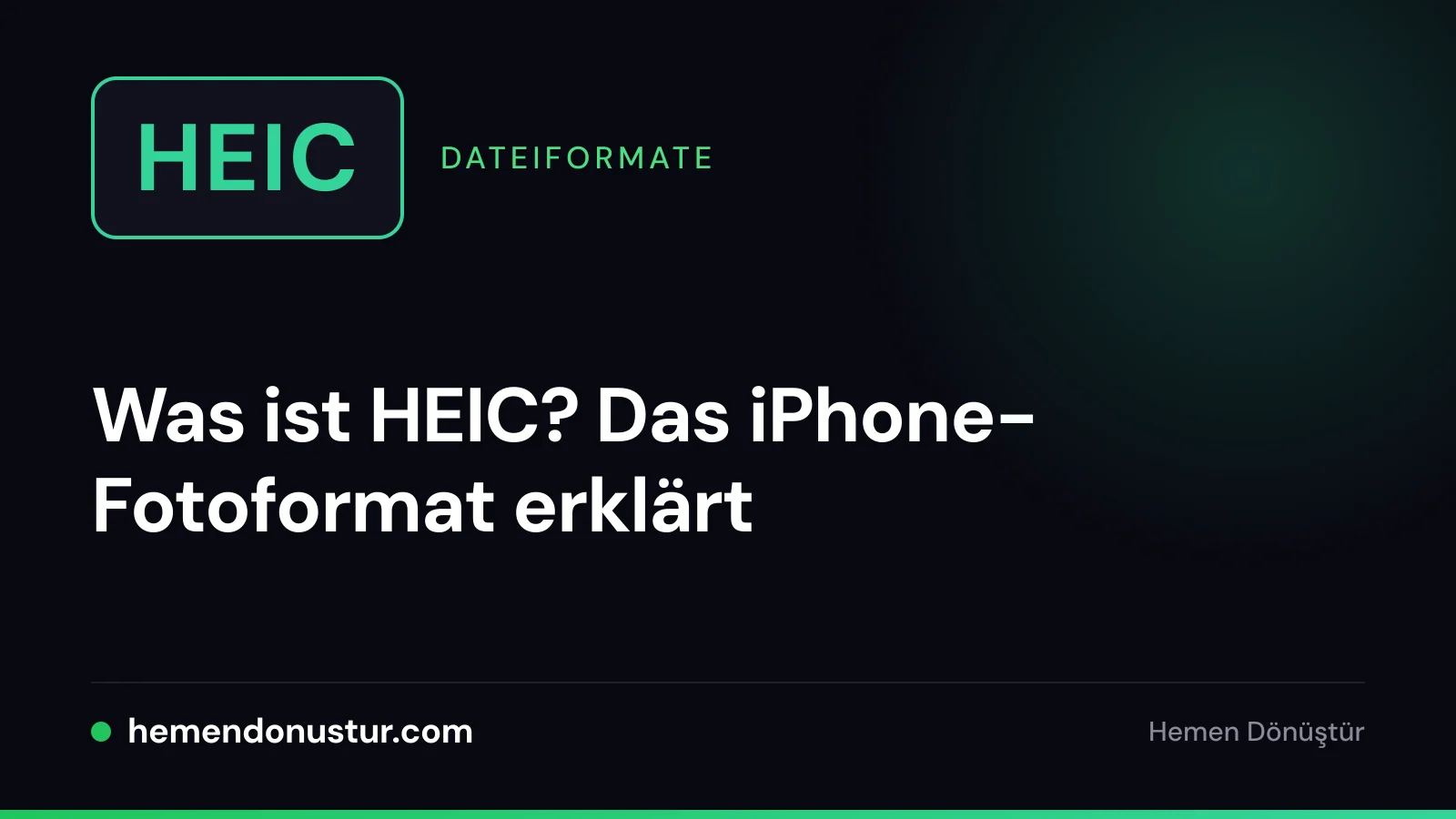 Titelbild zum Leitfaden über das Fotoformat HEIC